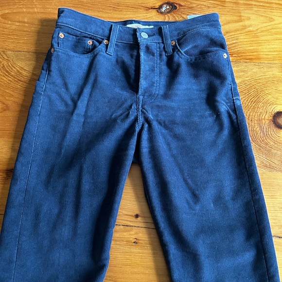 Levi’s ribcage navy cords 27 - Picture 4 of 5